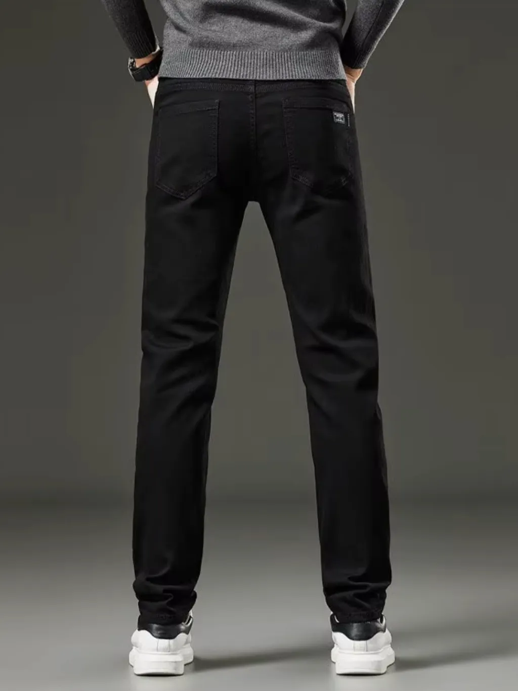 Men's Deep Black Slim-Fit Jeans — quality denim, made to last