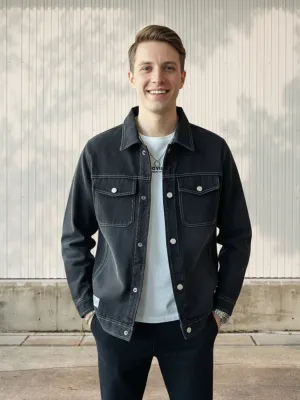 Men's Denim Overshirt Jacket — view 1