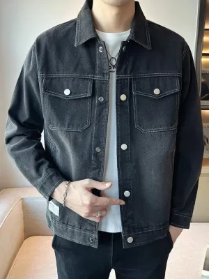 Men's Denim Overshirt Jacket — view 3
