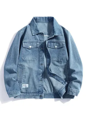 Men's Denim Overshirt Jacket — view 6