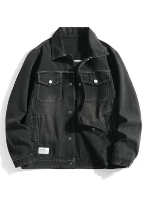 Men's Denim Overshirt Jacket — view 7