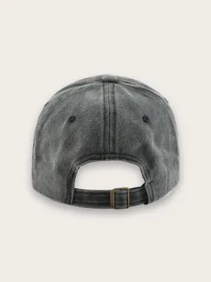 Men's Denim Cap with Wolf Motif — view 7