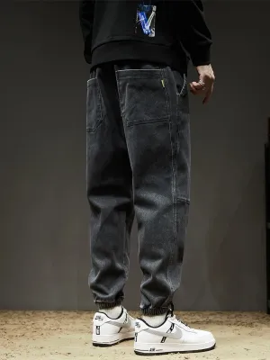 Men's Jogger Jeans with Elastic Waist & Ankles — view 6