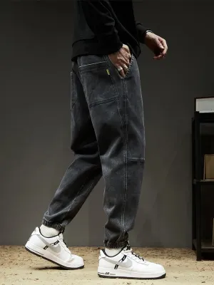 Men's Jogger Jeans with Elastic Waist & Ankles — view 7
