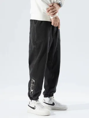 Men's Jogger Jeans with Elastic Waist & Press Studs — view 5