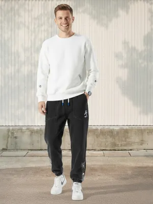 Men's Jogger Jeans with Elastic Waist & Press Studs — view 8