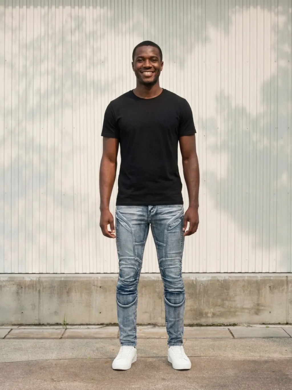 Men's Light Grey Urban Skinny Jeans