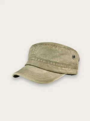 Men's Military-Style Denim Cap — view 8