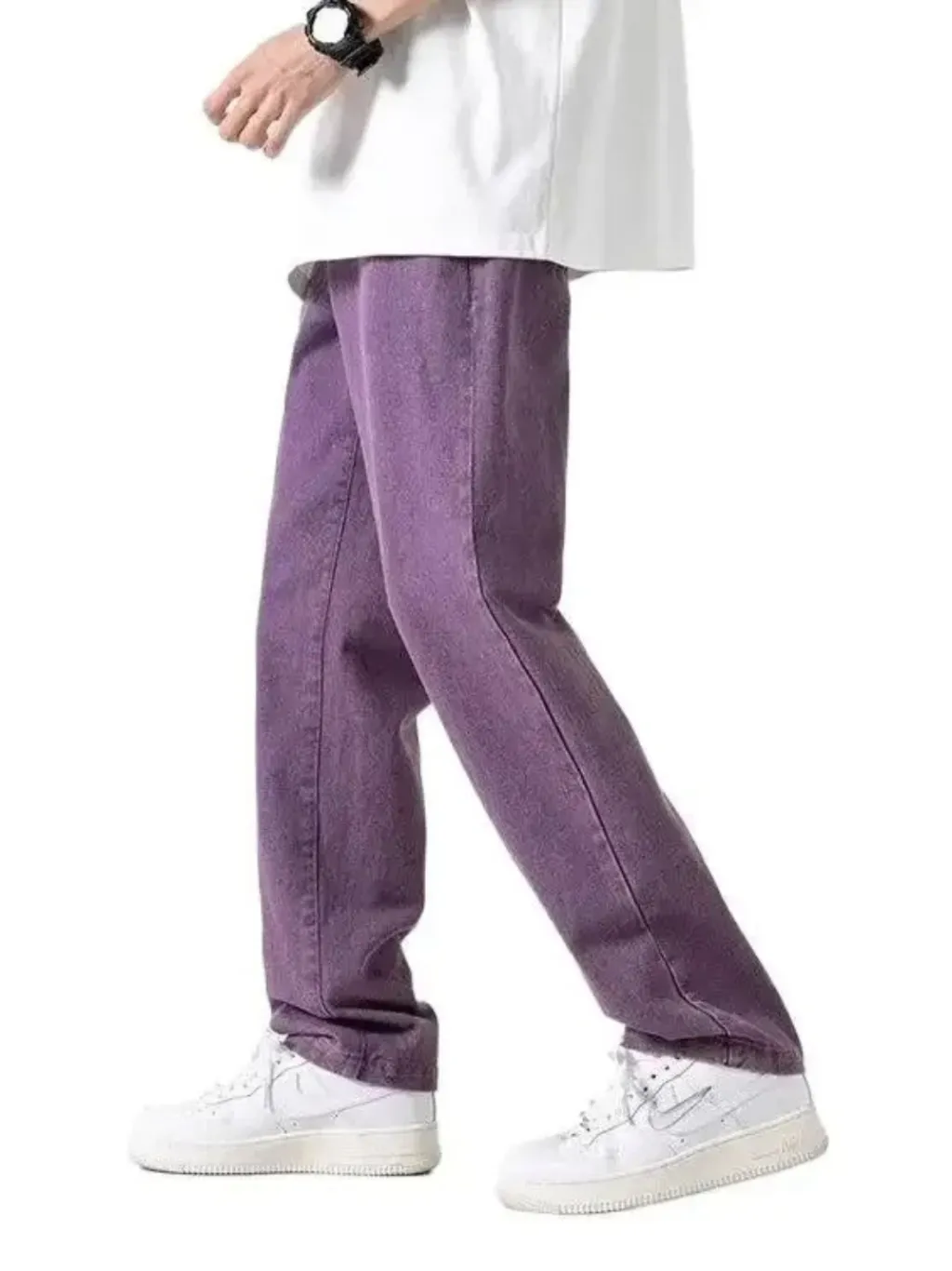 Men's Purple Regular Fit Jeans — quality denim, made to last