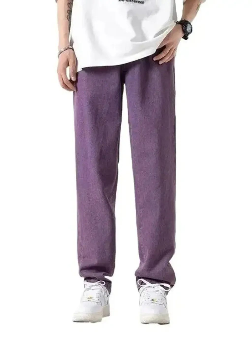 Men's Purple Regular Fit Jeans — endless ways to style it