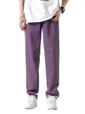 Men's Purple Regular Fit Jeans — view 4