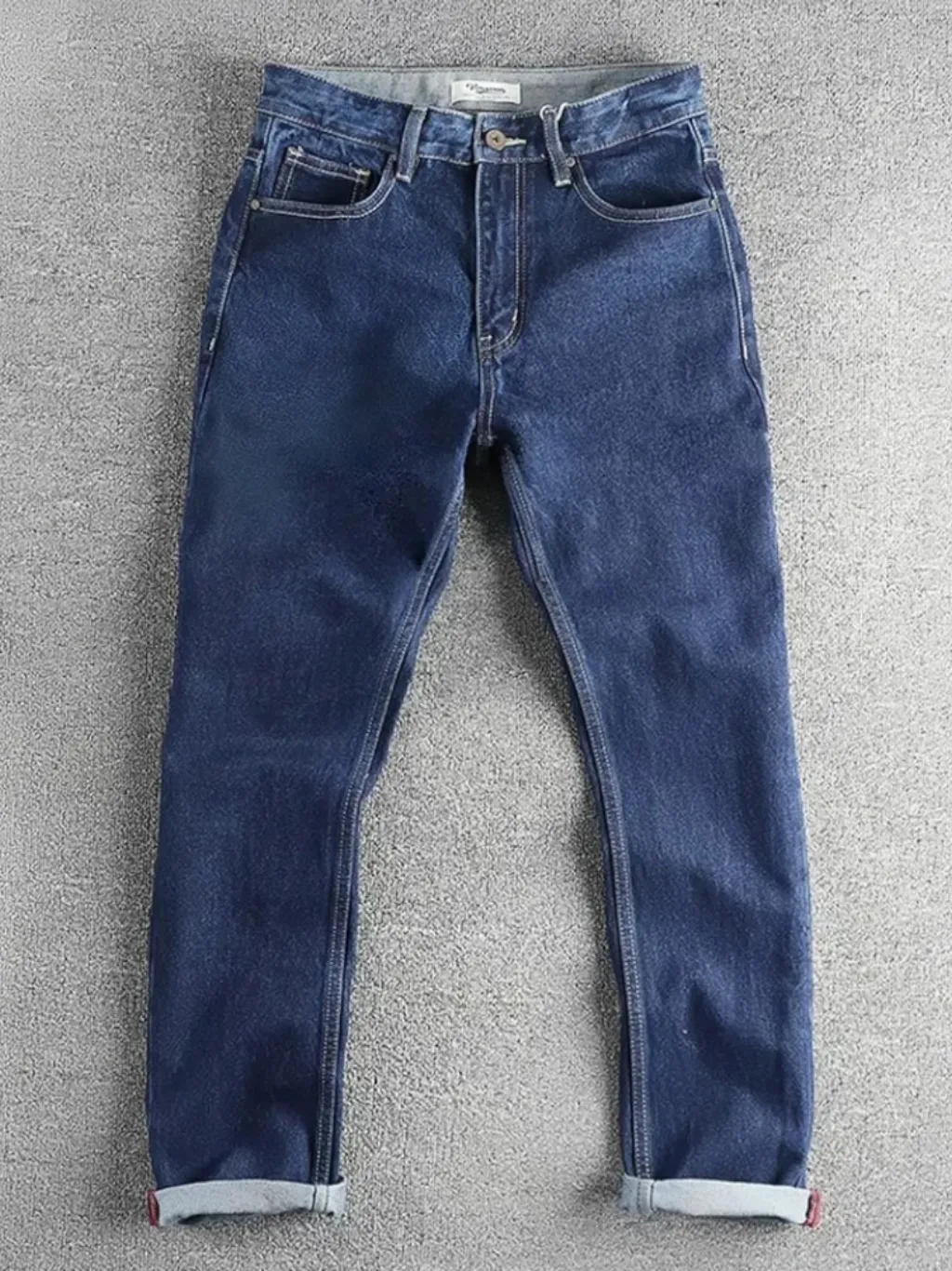 Men's Raw Blue Straight Jeans, 100% Cotton — a pair designed to be worn everywhere
