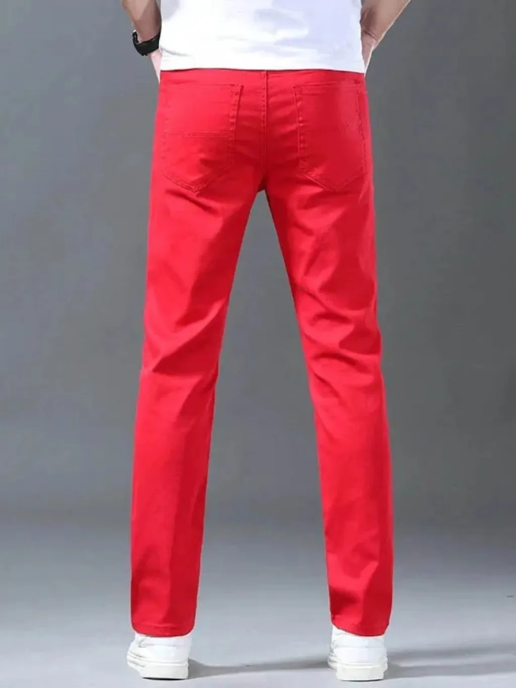 Men's Red Regular Fit Jeans — endless ways to style it