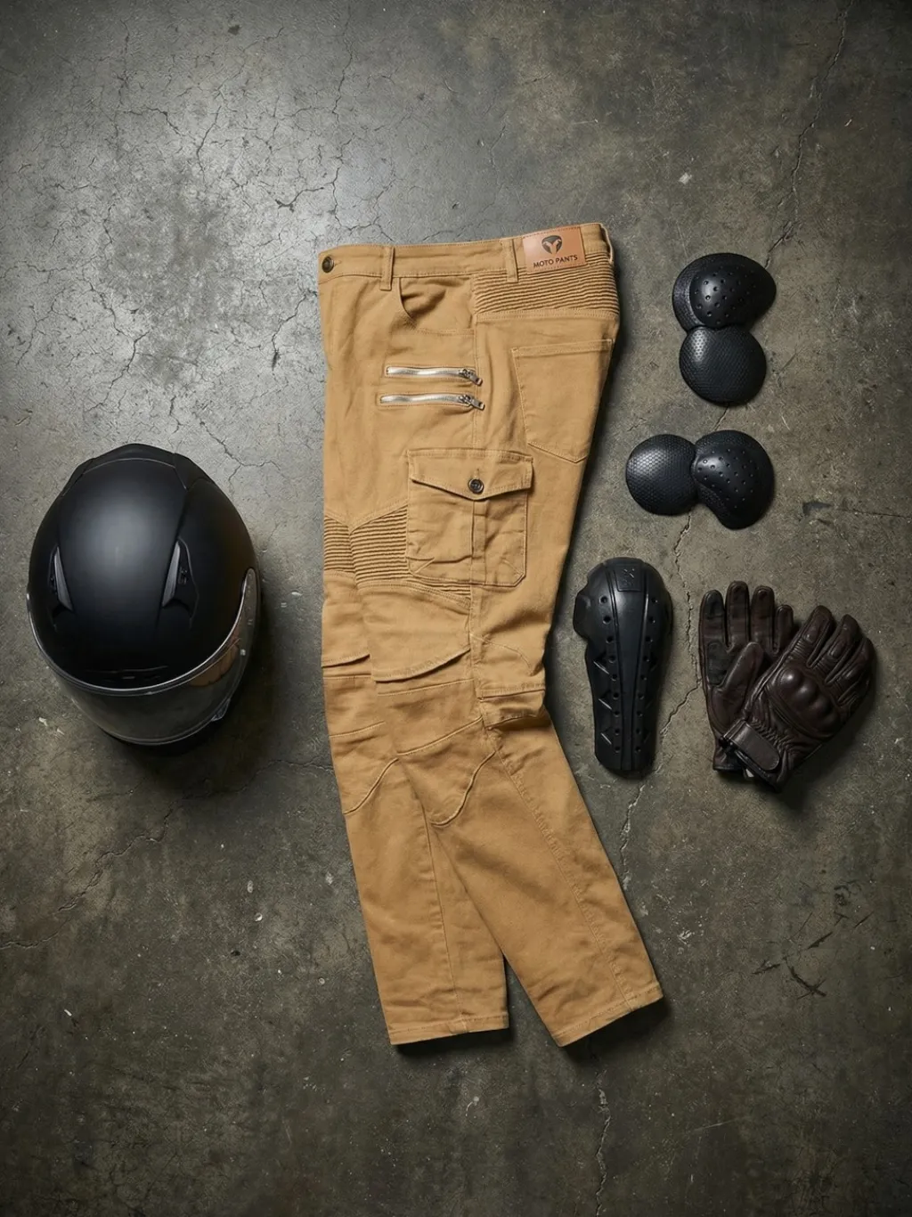 Men's Reinforced Motorcycle Jeans with CE Knee & Hip Armour — endless ways to style it