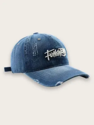 Men's Ripped Denim Cap — view 1