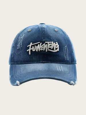 Men's Ripped Denim Cap — view 5