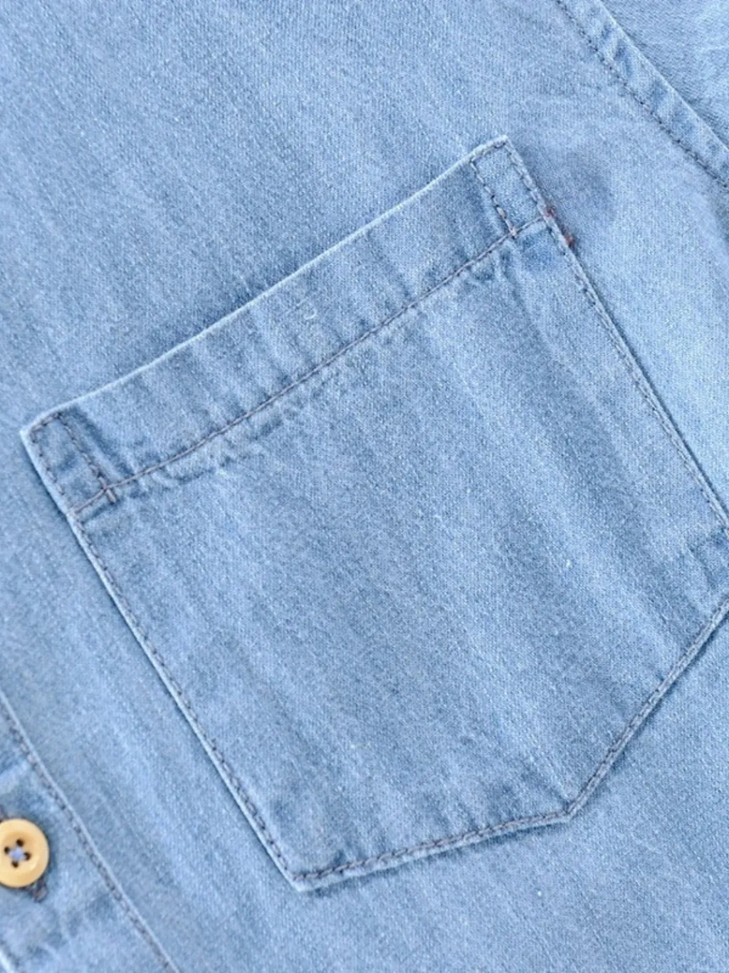 Men's Short-Sleeve Denim Shirt — endless ways to style it