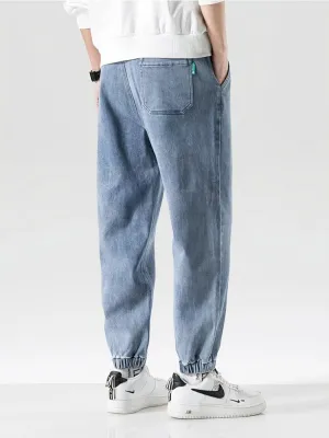 Men's Streetwear Jeans with Elastic Waist & Ankles — view 3