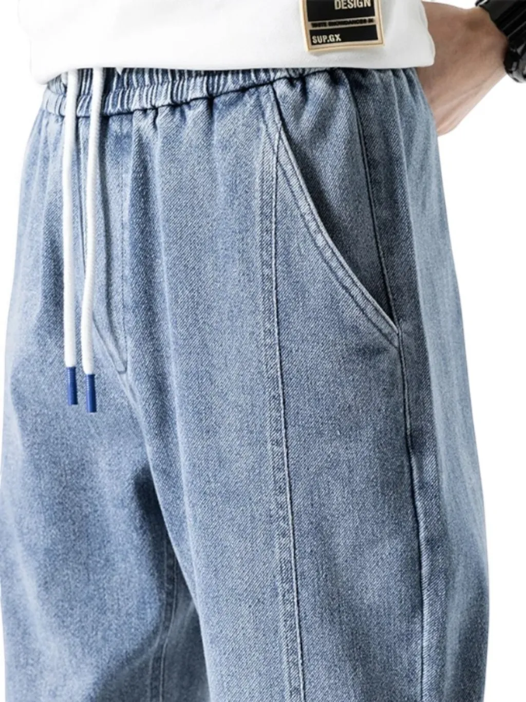 Men's Streetwear Jeans with Elastic Waist & Ankles — endless ways to style it