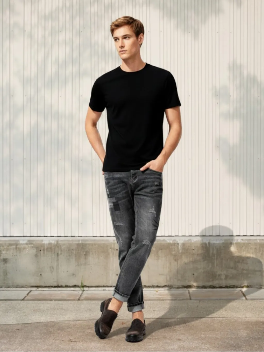Men's Tapered Stretch Comfort Jeans