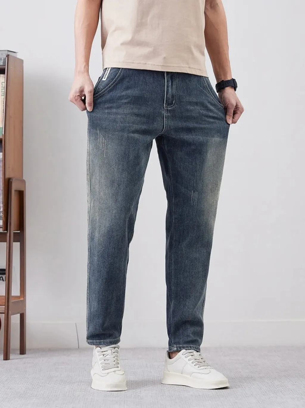 Men's Tapered Stretch Denim Jeans — endless ways to style it