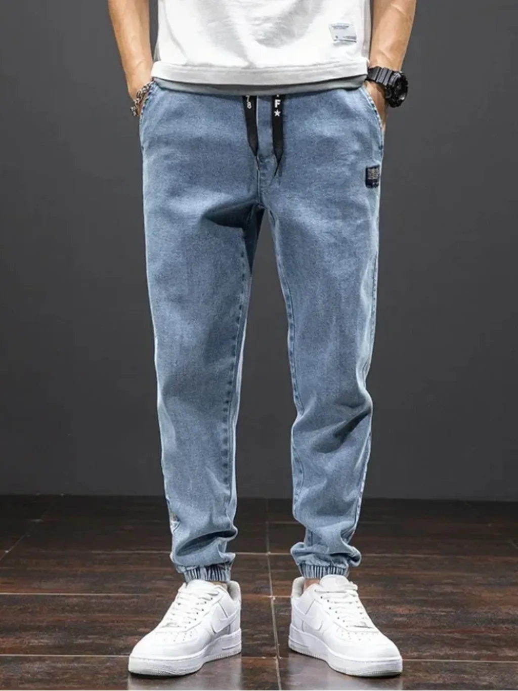 Men's Urban Jogger Jeans with Elastic Waist — a pair designed to be worn everywhere