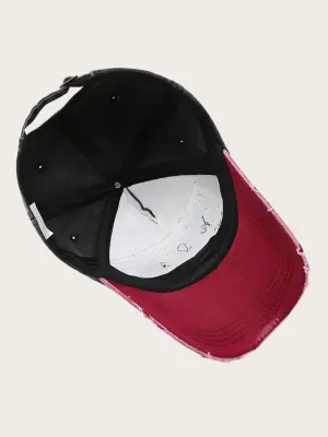 Men's Vintage Denim Cap with Rock Embroidery — view 5