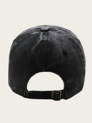 Men's Vintage Denim Cap with Rock Embroidery — view 6