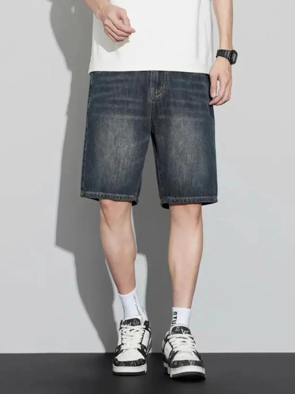 Men's Vintage Washed Denim Shorts — a pair designed to be worn everywhere