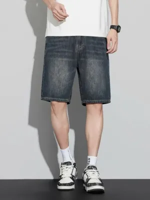 Men's Vintage Washed Denim Shorts — view 2