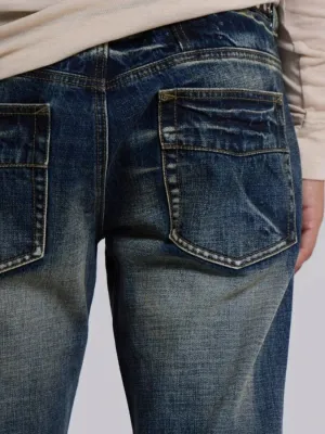 Men's Washed 70s-Style Flared Jeans — view 6