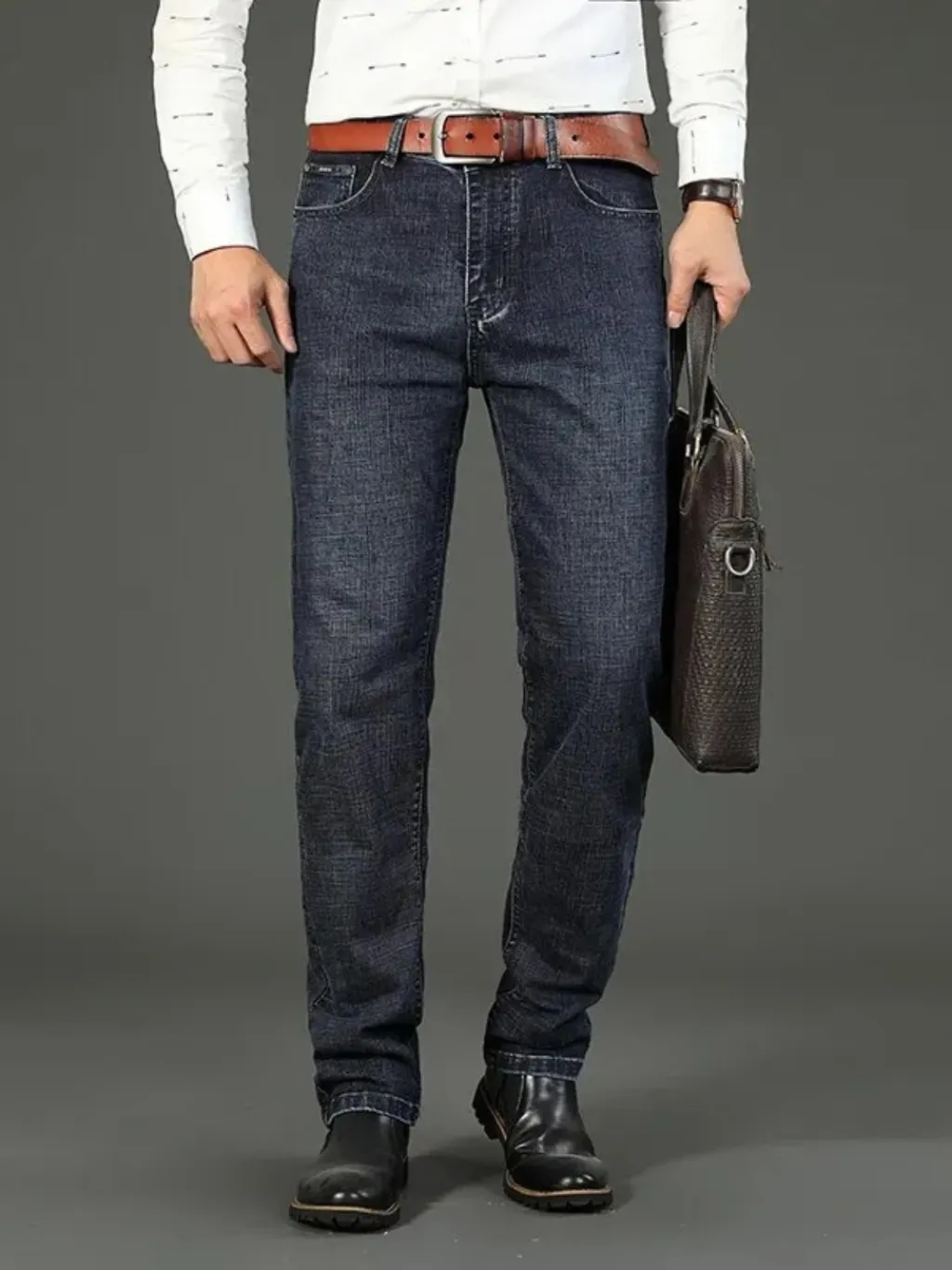 Men's Washed Grey Slim-Fit Jeans — a pair designed to be worn everywhere