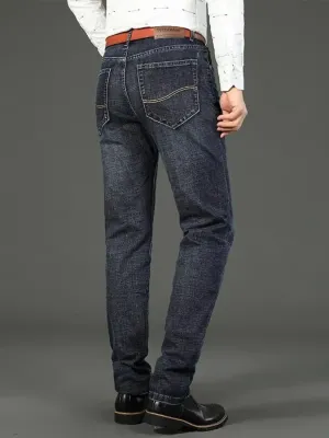 Men's Washed Grey Slim-Fit Jeans — view 3