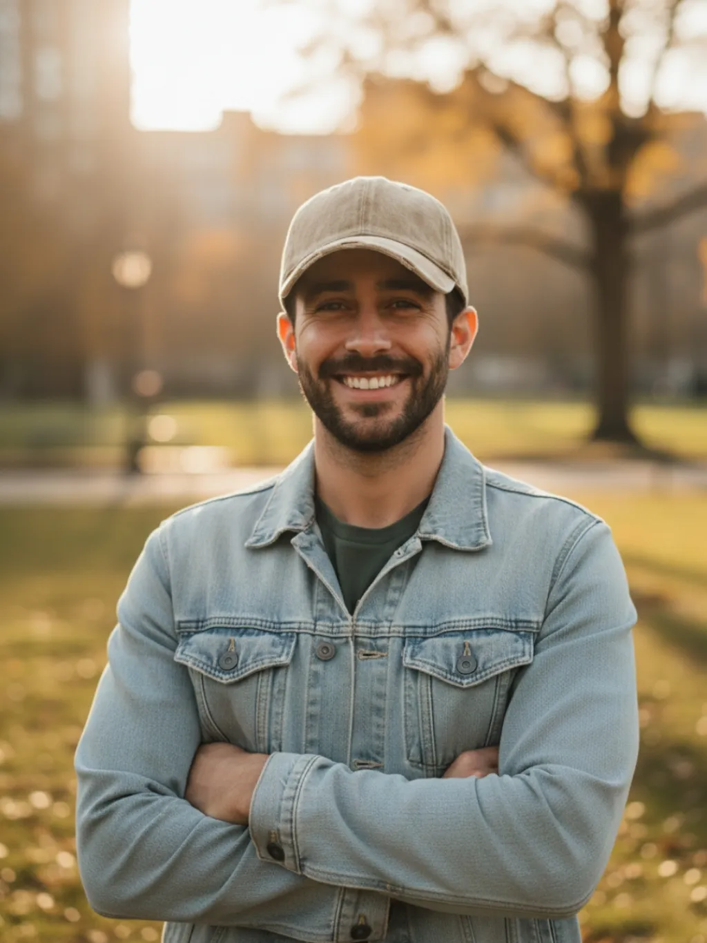 Men's Washed Vintage Denim Cap — endless ways to style it