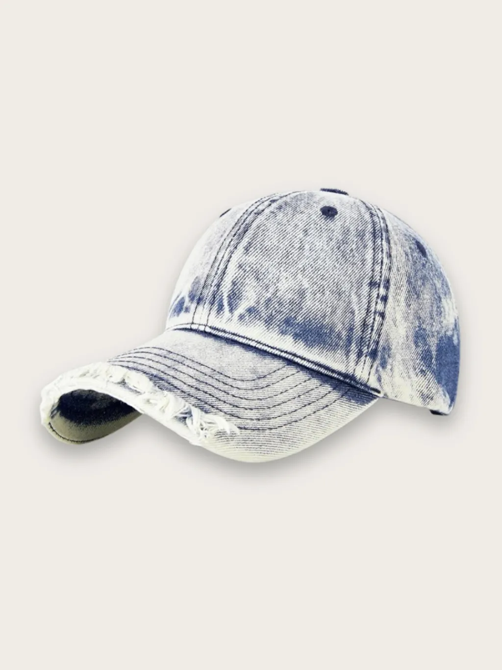 Men's Washed Vintage Denim Cap