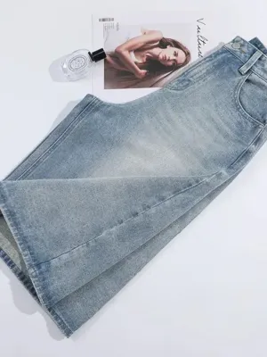 Vintage Blue Washed Denim Skort — view 4