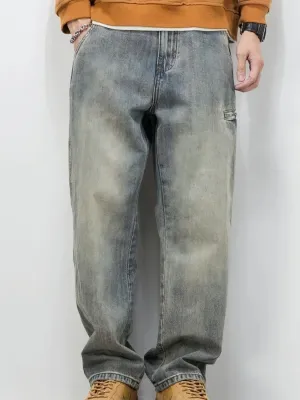 Wide-Leg Skater Jeans with Side Pocket — view 3