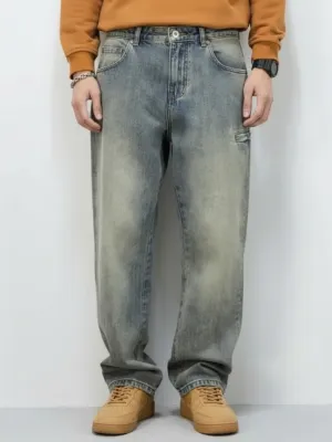 Wide-Leg Skater Jeans with Side Pocket — view 5