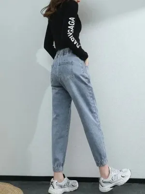 Women's 7/8 Stretch Denim Jogger Jeans — view 2