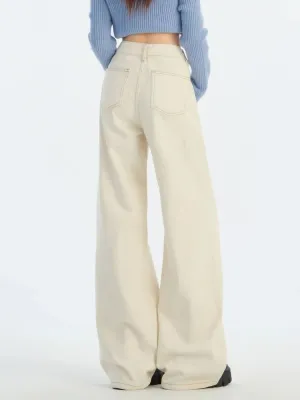 Women's Beige Baggy Jeans — view 5