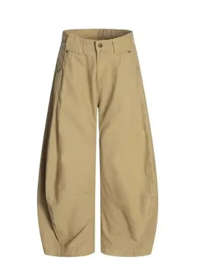 Women's Beige Retro-Inspired Wide-Leg Jeans — view 3