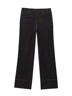 Women's Black Denim Set Shirt & Trousers — view 5
