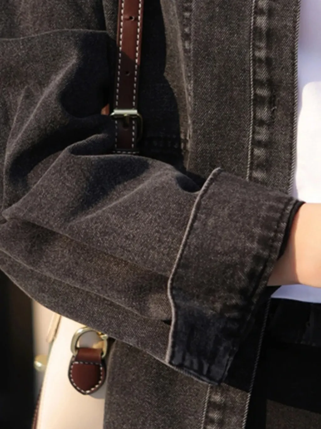 Women's Black Oversized Denim Shirt — endless ways to style it