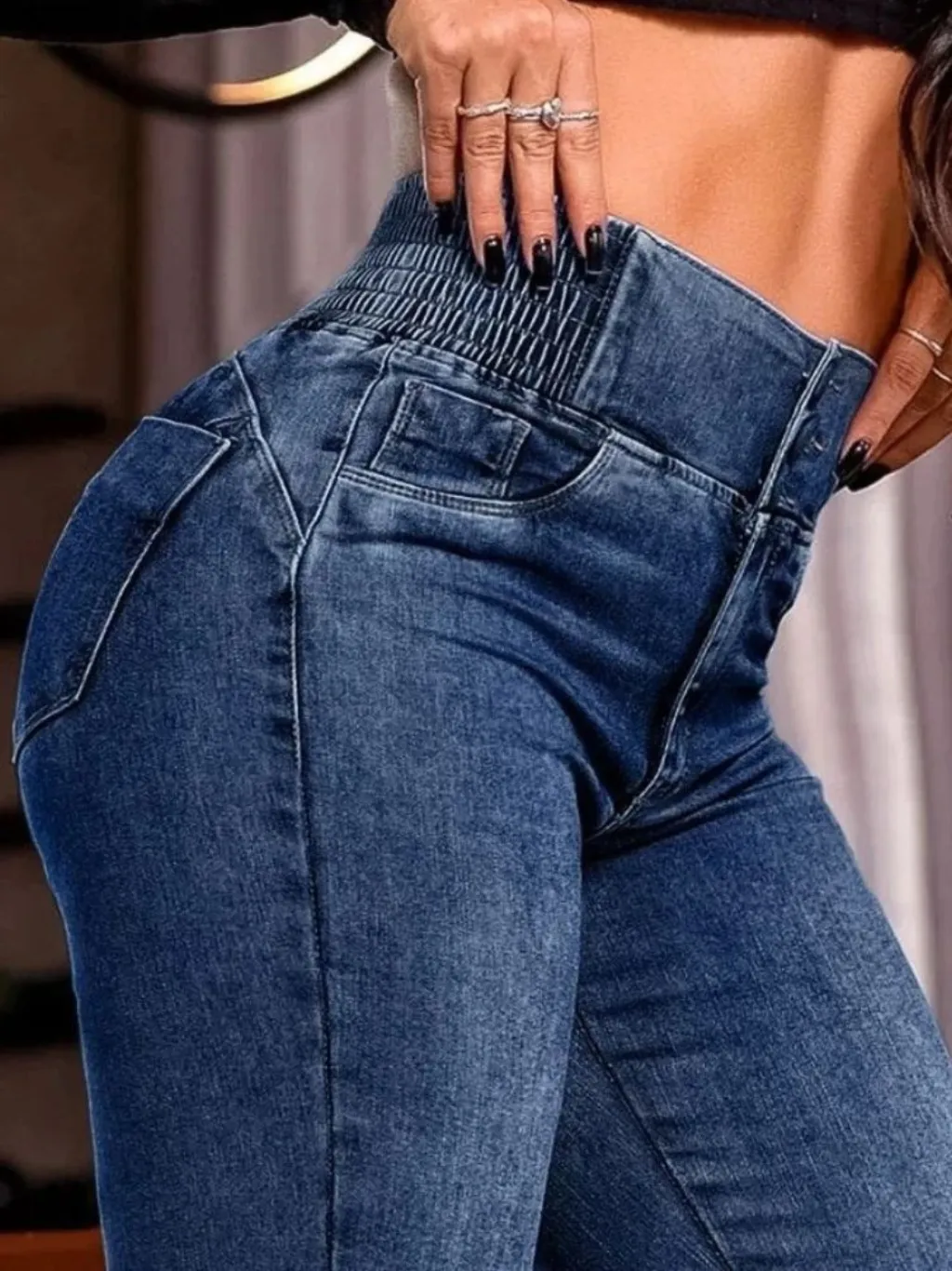 Women's Bootcut Jeans with Elasticated Waist — a pair designed to be worn everywhere