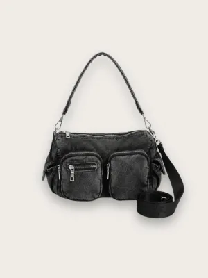 Women's Cargo-Style Denim Shoulder & Crossbody Bag — view 6