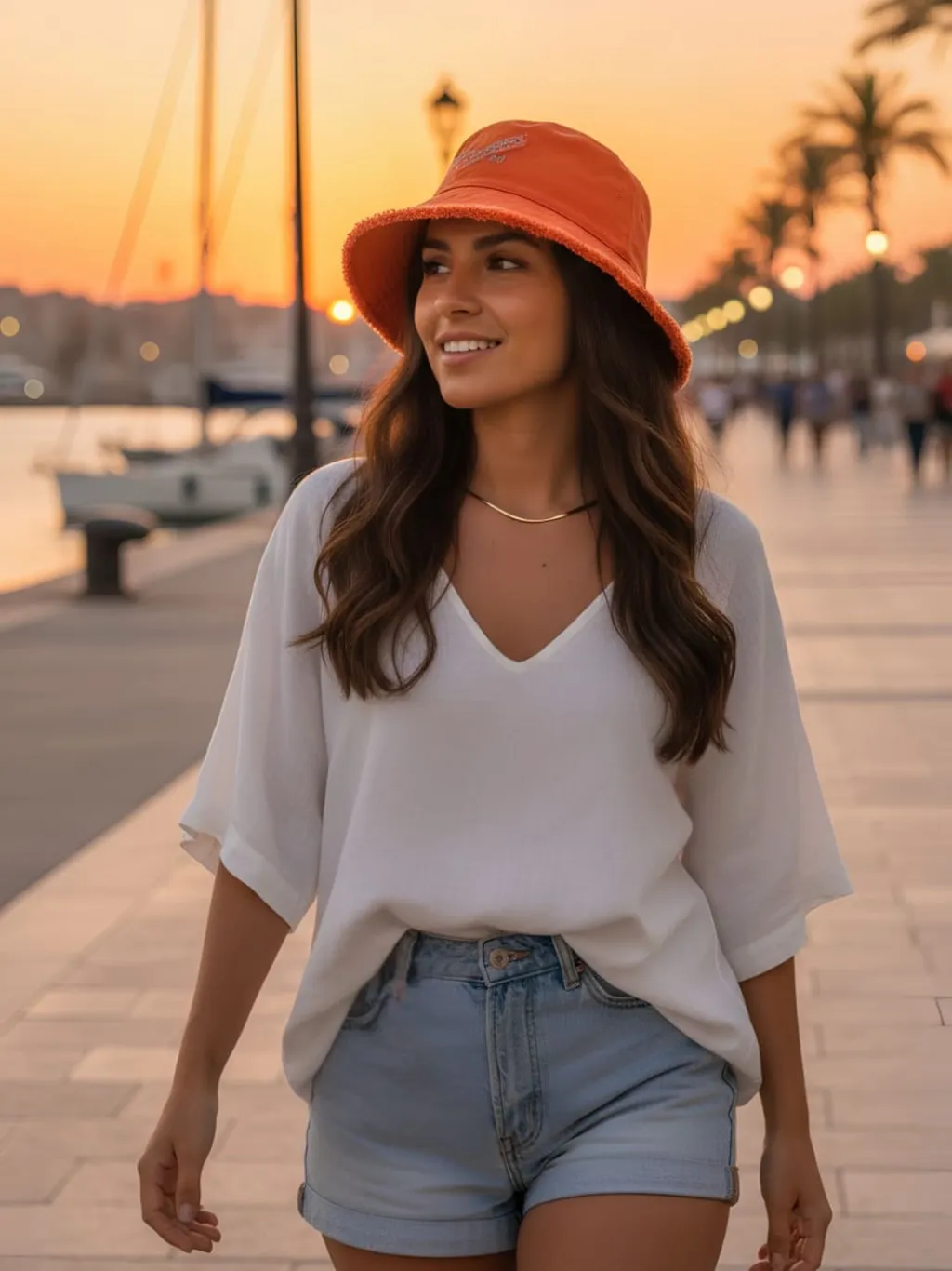 Women's Colourful Denim Bucket Hat — a pair designed to be worn everywhere