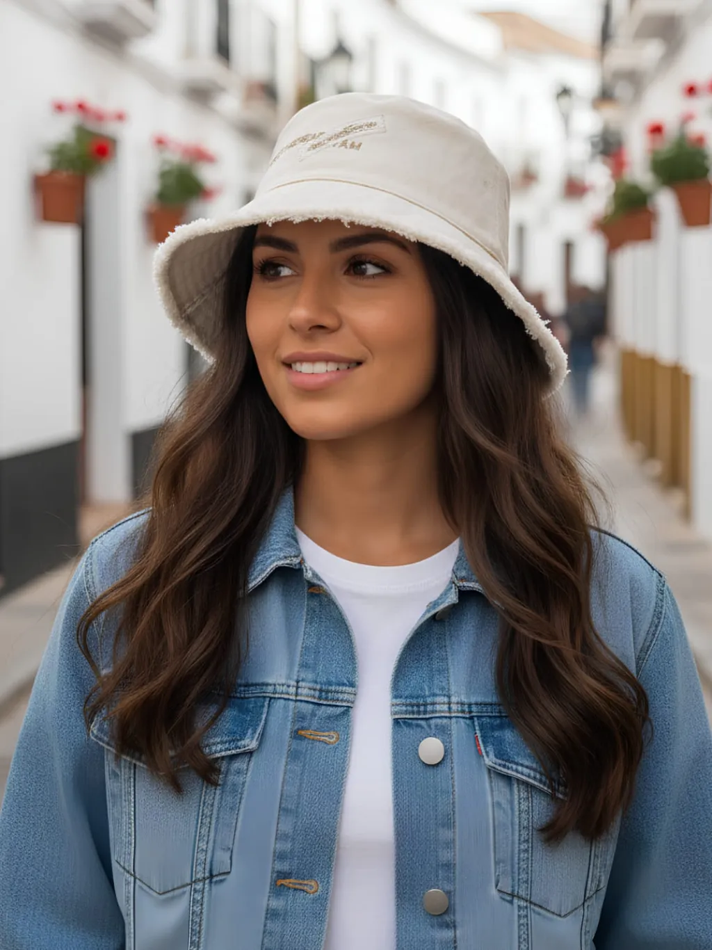Women's Colourful Denim Bucket Hat — quality denim, made to last