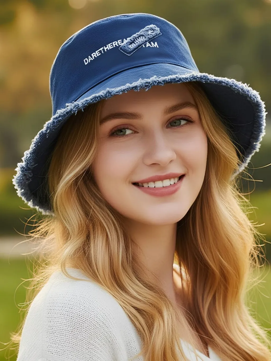 Women's Colourful Denim Bucket Hat — endless ways to style it