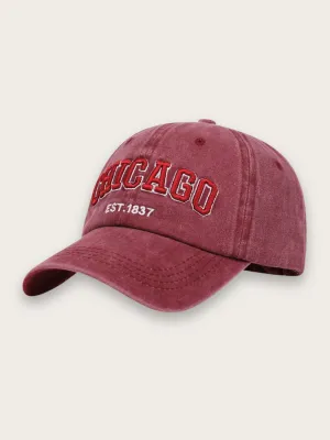 Women's Denim Cap with Chicago Embroidery — view 10