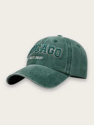 Women's Denim Cap with Chicago Embroidery — view 11